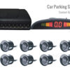 AuCAR Car Auto Parktronic LED Parking Sensor With 8 Sensors Reverse Backup Car Parking Radar Monitor Detector System Backlight