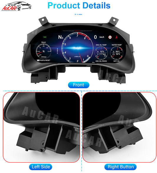 AuCAR 12.3" Linux Instrument Cluster for Infiniti G37 2007-2013 Digital Cluster