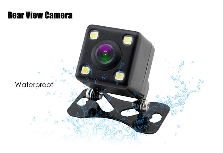 AuCAR Universal Back up Camera Reverse Camera Car Rear View Parking Camera HD Waterproof DC 12V Night Vision LED lights