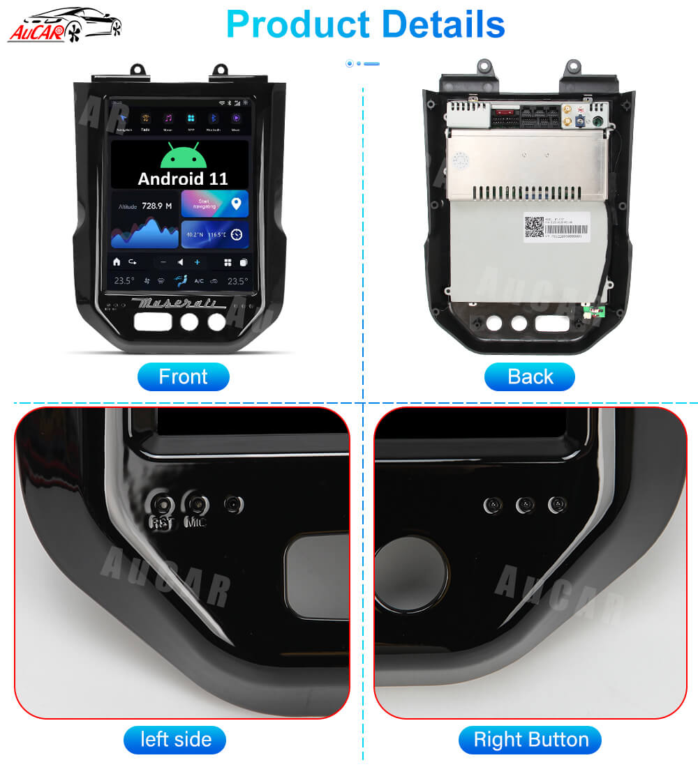 OPEN BOX AuCar Tesla Android 10.5" Car Radio GPS Navigation For Maserati Gran Turismo/GT 2007-2017