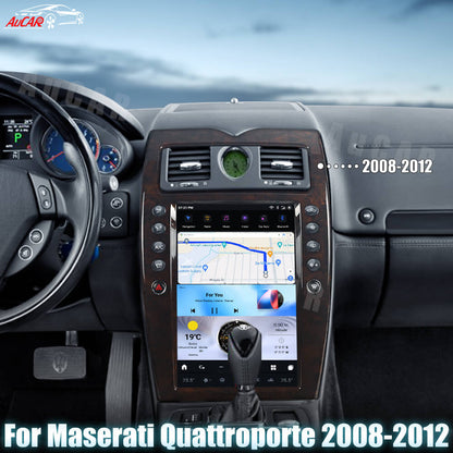 AuCar Tesla Android 13 14.5" Car Radio GPS Navigation For Maserati Quattroporte 2004-2012