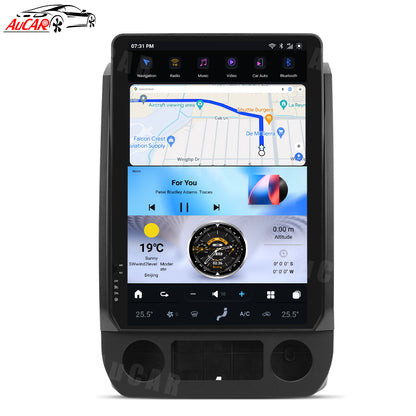 AuCar Tesla Android 13 14.4" Car Radio GPS Navigation For Ford F150 2015-2020