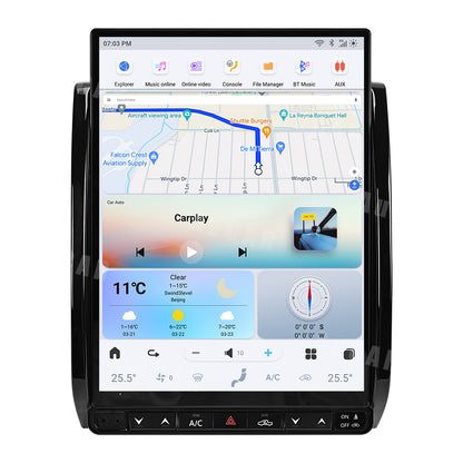 AUCARAUTO Tesla Android 13 14.0" Car Radio GPS Navigation For Toyota Tacoma 2005-2015
