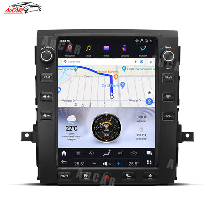 AuCar Tesla Android 13 12.1" Car Radio GPS Navigation For Nissan Titan 2016-2019