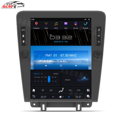AuCar Tesla Android 12 12.1" Car Radio GPS Navigation For Ford Mustang 2010-2014