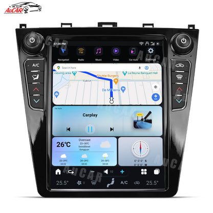 AuCar Tesla Android 13 10.8" Car Radio GPS Navigation For Subaru WRX 2015-2021