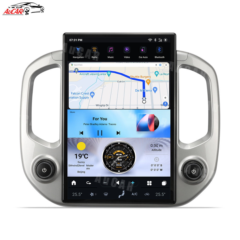 AuCar Tesla Android 13 14.4″ Car Radio GPS Navigation For Chevrolet Colorado 2014-2018