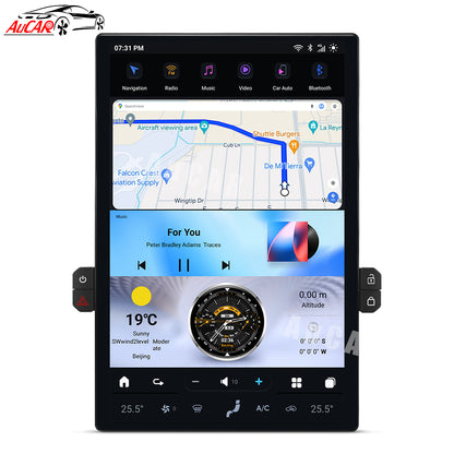 AuCar Tesla Android 13 14.5" Car Radio GPS Navigation For Chevrolet Camaro 2010-2015