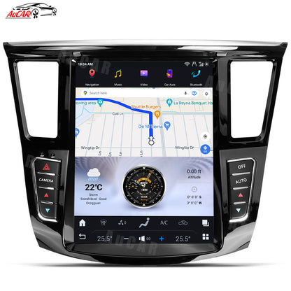 AuCar Tesla Android 13 12.1" Car Radio GPS Navigation For Infiniti QX60 JX Series 2011-2020