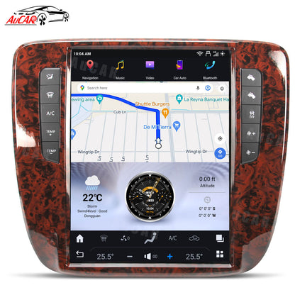 AuCar Tesla Android 13 12.1" Car Radio GPS Navigation For Chevrolet Tahoe/Silverado/GMC Yukon 2007-2012