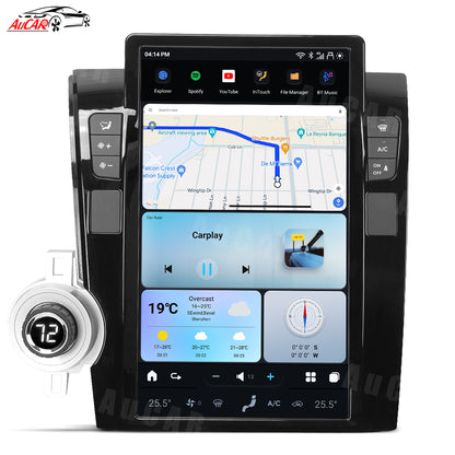 AuCar Tesla Android 13 13.6" Car Radio GPS Navigation For Toyota Tundra Sequoia 2007-2013