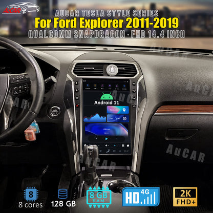 OPEN BOX uCar Tesla Android 14.4″ Car Radio GPS Navigation For Ford Explorer 2011-2019