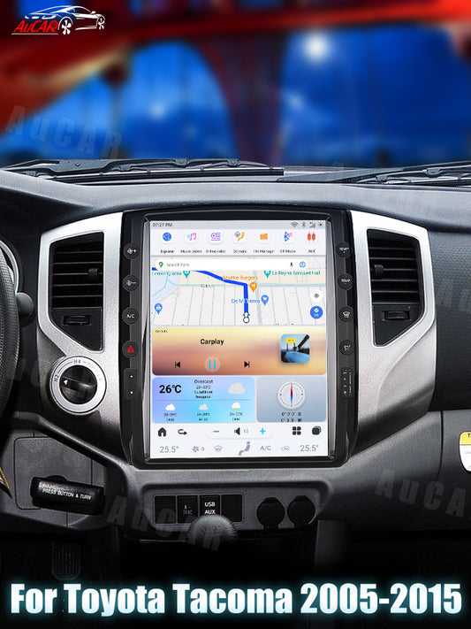 AUCARAUTO Tesla Android 13 12.1" Car Radio GPS Navigation For Toyota Tacoma 2005-2015