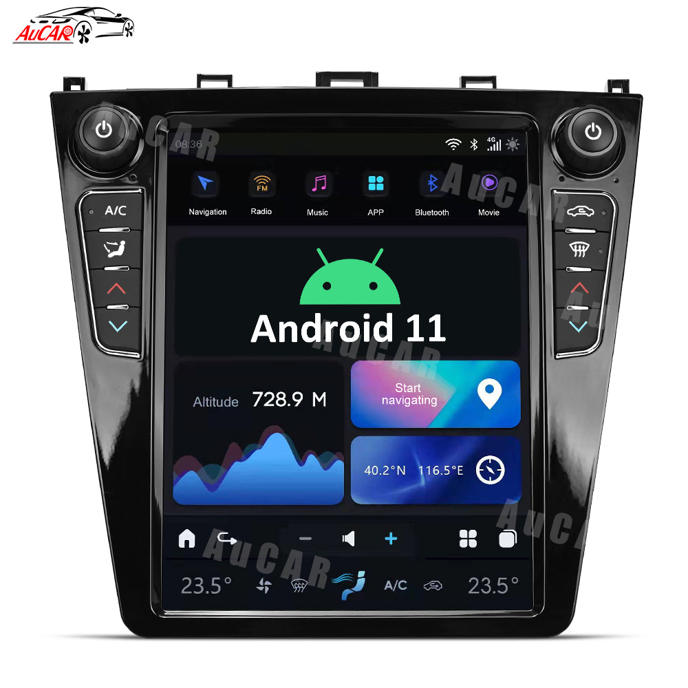 OPEN BOX AuCar Tesla Android 10.8" Car Radio GPS Navigation For Subaru WRX 2015-2021