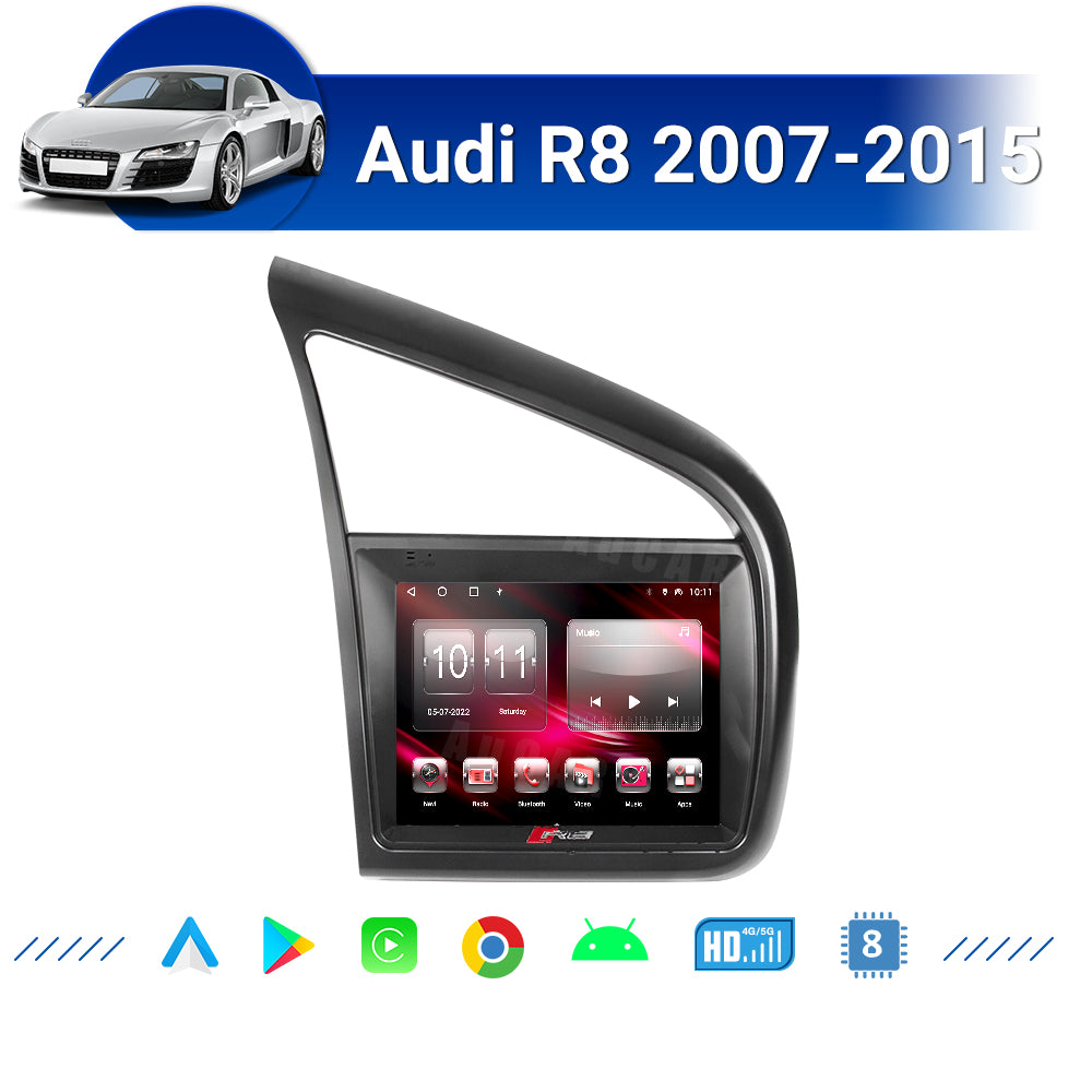 AuCar Audi R8 2007-2015 Android 12 head unit