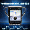 AuCar 12.1'' Tesla Android 13 Car GPS Navigation For Maserati Ghibli 2014-2019 Car Stereo Video Radio Multimedia Player Auto Head Unit