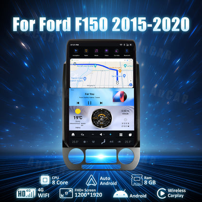AuCar Tesla Android 17" Car Radio GPS Navigation For Ford F150 F250 Raptor 2015-2020