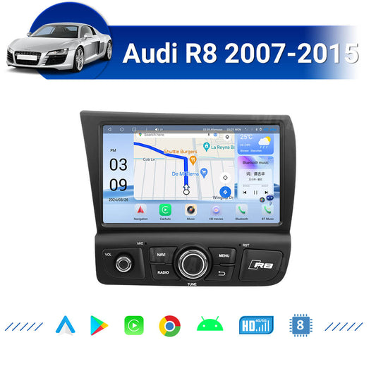 AuCar Audi R8 2007-2015 Android 13 head unit Car Radio GPS Navigation