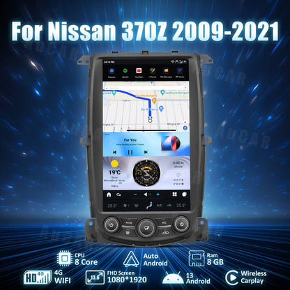 AUCAR Android 13 13.6“ Tesla Android System Car Radio Multimedia GPS Navigation For Nissan 370Z 2009-2021