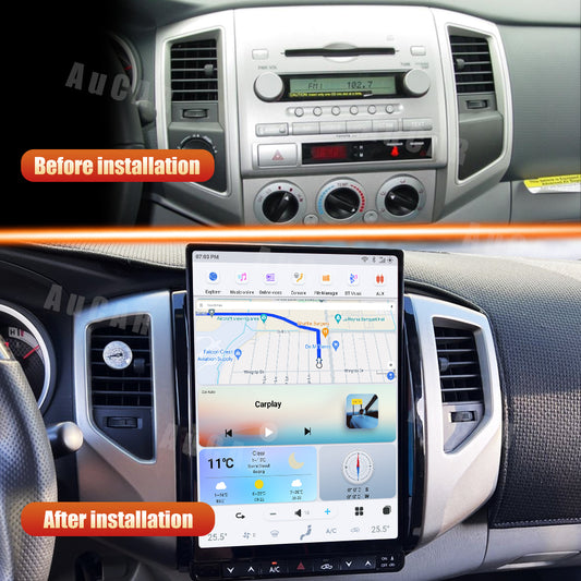 AUCARAUTO Tesla Android 13 14.0" Car Radio GPS Navigation For Toyota Tacoma 2005-2015