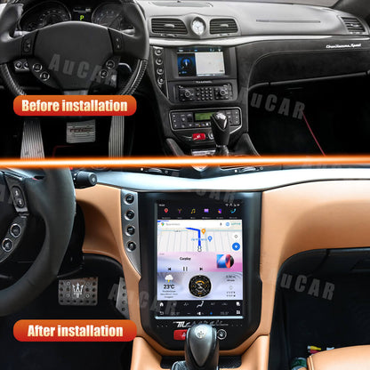 AuCar Tesla Android 13 10.5" Car Radio GPS Navigation For Maserati Gran Turismo/GT 2007-2017