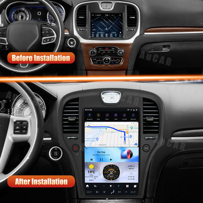 AuCar Tesla Android 13 14.5" Car Radio GPS Navigation For Chrysler 300C 2011-2022