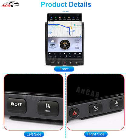 AuCar Tesla Android 15.6" Car Radio GPS Navigation For Nissan Titan 2016-2019