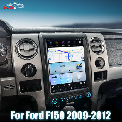 AuCar Tesla Android 13 12.1" Car Radio GPS Navigation For Ford F150 2009-2012