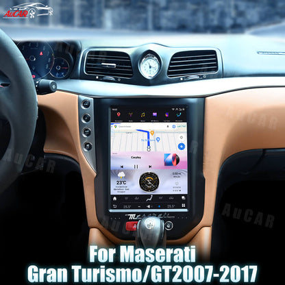 AuCar Tesla Android 13 10.5" Car Radio GPS Navigation For Maserati Gran Turismo/GT 2007-2017
