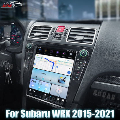 AuCar Tesla Android 13 10.8" Car Radio GPS Navigation For Subaru WRX 2015-2021