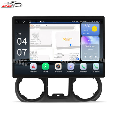 AuCar 15'' Android 13 Car Stereo Player GPS Navigation Jeep Wrangler 2011-2017