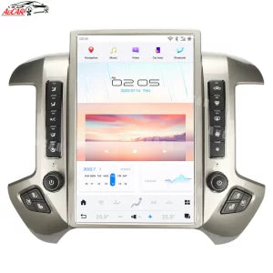 OPEN BOX AuCar Tesla Android 14.5″ Car Radio GPS Navigation For GMC Sierra Chevrolet Silverado 2014-2019