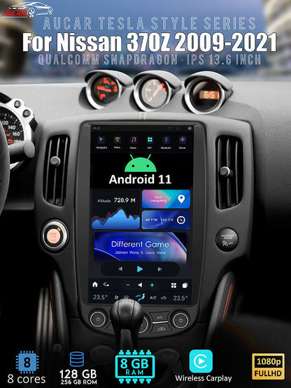 OPEN BOX AUCARAUTO 13.6“ Tesla Android System Car Radio Multimedia GPS Navigation For Nissan 370Z 2009-2021