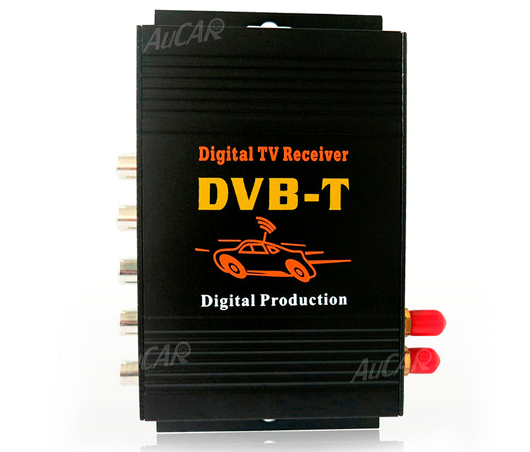 AuCAR DVB-T Car Digital TV HD MPEG-4 Tuner Receiver Two Antenna 140-200km/h Two Chip Tuner DVB T BOX