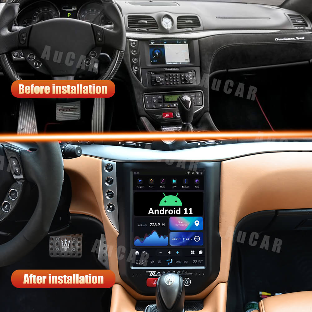 OPEN BOX AuCar Tesla Android 10.5" Car Radio GPS Navigation For Maserati Gran Turismo/GT 2007-2017