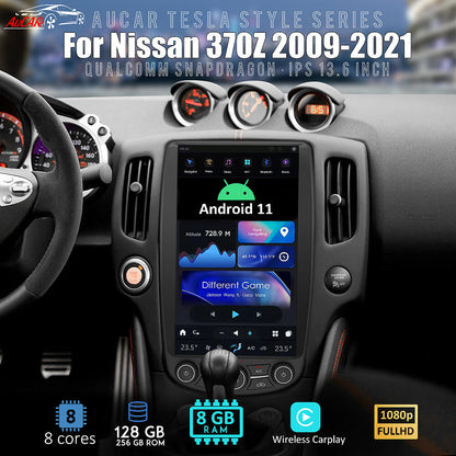 OPEN BOX AUCARAUTO 13.6“ Tesla Android System Car Radio Multimedia GPS Navigation For Nissan 370Z 2009-2021